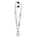 3/4" Polyester Lanyard with Metal Crimp/ O-Ring and Convenience Release